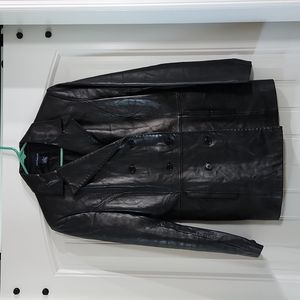 Ann Taylor Double Breasted Leather jacket